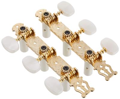 Tarraxas Scud GOTOH para Violão Clássico 35mm Flash Gold Sucessora das Tarraxas 35G420, Afinação, (35G-450FGX) 35G450FG,