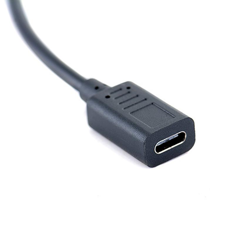 Mini-USB-Stecker auf Typ-C-Buchse Lade-Daten-Adapterkabel