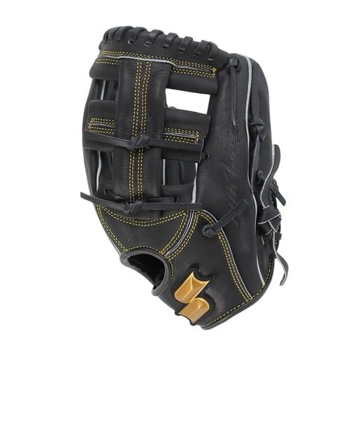 SSK Baseball Youth Soft Baseball Soft Wind Dream Black R Glove, Series, All-Around, WJG324, (90), (Left-Handed Throw)