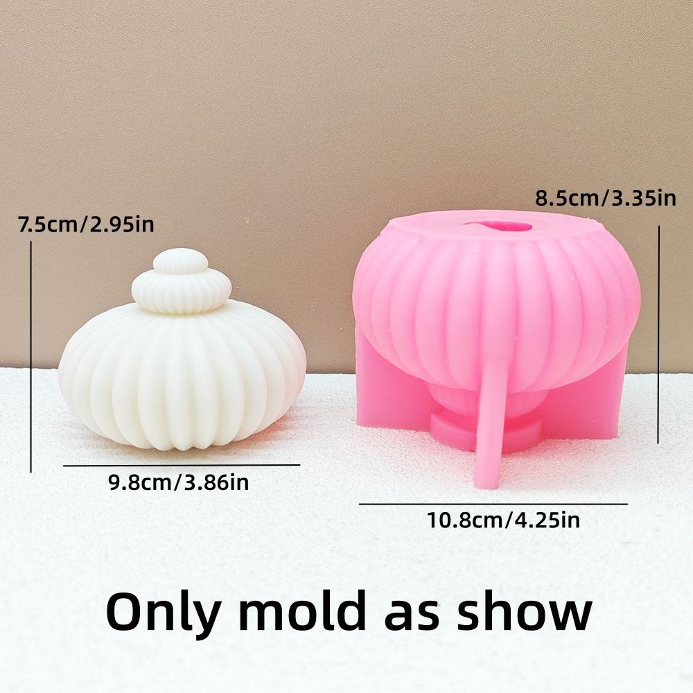 DIY Vase shaped Candle Silicone Mold Geometric Stripe Roman Cylinder Candle Mould Stripe Christmas Tree Cylinder Gypsum Molds