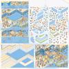 Multicolor 3D Micro Landscape Sticker PET DIY Toy Game Stickers  Children