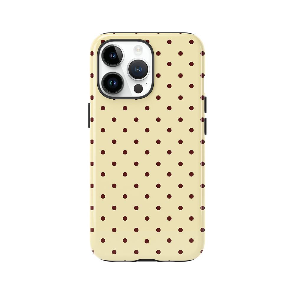 Custodia Lussuosa Clmj Ins Coreana con Punti Colorati per iPhone 17 16 15 14 13 12 11 X XS XR XSMAX Air Pro Max Plus Doppio Strato