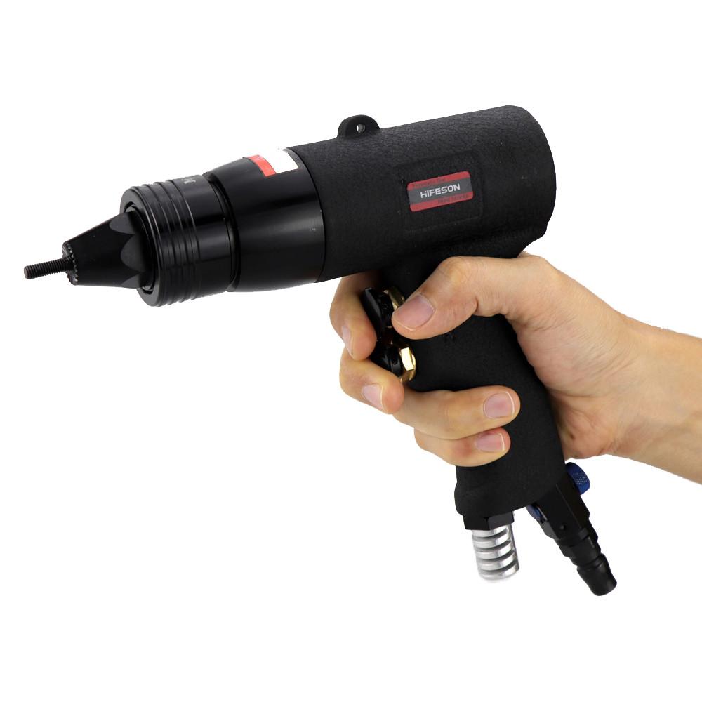 Insert Thread Pull Setter Riveters Household Repair Power Tool Portable Self-Lock Pneumatic Rivet Nut Guns