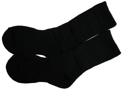 Olive Sara Fluffy Socks for Men (Black)