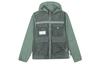 Jordan Jackets Men's Sage Green Hooded Moderate Workwear