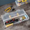 Transparent Handheld Toolbox Portable Large Capacity Thickened Plastic Hardware Tool Storage Box With Handle Tool Organizer Box
