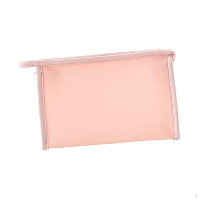 PVC Waterproof Makeup Bag with Zippers Multifunctional Cosmetic Pouch Toiletry for
