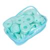40Pcs Hair Rollers Safe Heatless Two Size Portable Soft Silicone Wave Former for Women Girl