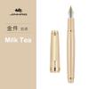 New Jinhao 82 Series Fountain Pen Acrylic F 0.5mm Nib School Office Supplies Business Writing Ink Pens Sliver Clip Blue Yellow