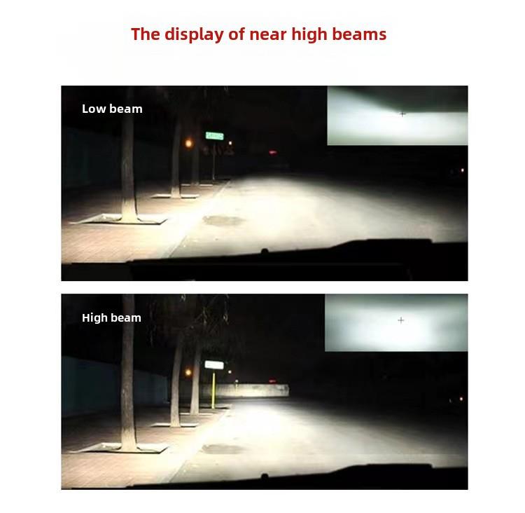 Integrated LED Headlights for Cars and Motorcycles: Laser, Wireless, High/Low Beam