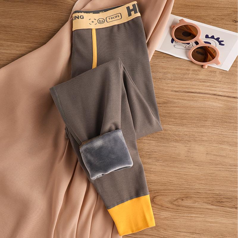 2025 Herren Trendige Fleecegefütterte Warme Baumwollhosen: Elastisch, Verdickt und Kältefest für Herbst und Winter