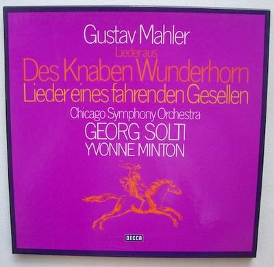 LP Schallplatte GUSTAV MAHLER , CHICAGO SYMPHONY OR - Des Knaben Wunderhorn / Lieder Eine SAD22107 Decca 1971 Deutschland Klassik Gebraucht