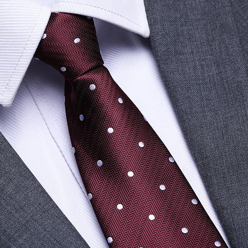 Married Men'S Red Zipper No-Tie Formal Tie Business Black Professional Groom Korean Version One-Pull Tie