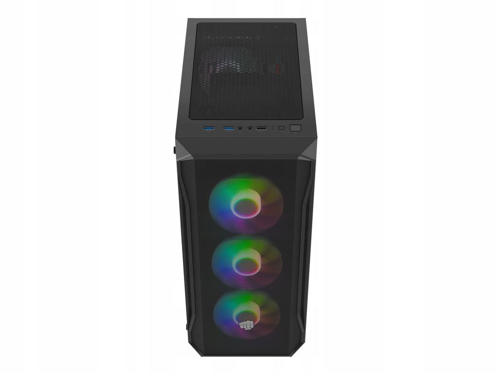 Obudowa Fury SHOBO SH4F RGB ATX Midi Tower Z Oknem Czarna