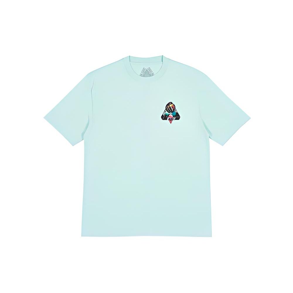 Palace Side Short Navy/Yellow Unisex Bottoms Blue P18SS061