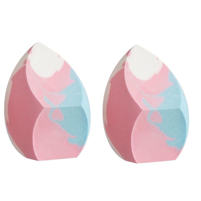 

2 шт. Очень большой спонж для макияжа Большой размер Спонж для макияжа Двойного использования Разноцветный Пуф для косметики для тональной основы Спонж для красоты Косметические пуховки