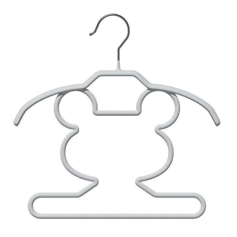 Adjustable Baby & Kids Clothes Rack with Trouser Clips and Small Hangers