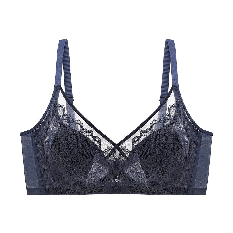 Audifen Women s Thin Lace Soft Underwire Minimizer Bra C75