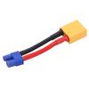 XT90 Female to EC3 Male Cable Reusable Connector Ends Safe Shell 12AWG 94mm 3.7in Length XT90 Male Plug for RC Car Model