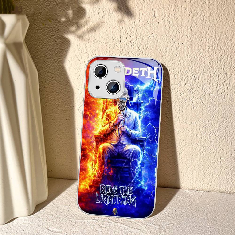 

Music Band M-Megadeth Tempered Glass For Iphone 14 13 12 11 Pro Mini XS MAX 14Plus X XS XR Fundas iphone Xs Max