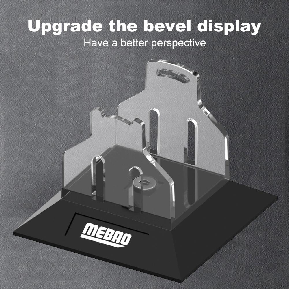 Fishing Reel Storage Holder Transparent Water Drop Wheel Stand Multifunction Fishing Reel Display Rack Fishing Accessories