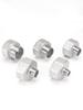 Hexagonal 6-Point To 4-Point Reducing Male/Female 304 Stainless Steel Threaded Water Pipe Fittings (2/1.5/1.2/1 Inch)