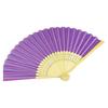 Silk Folding Fan Bamboo Lightweight Hand Fans with Organza Bags Wedding Guests Fans Party Decoration