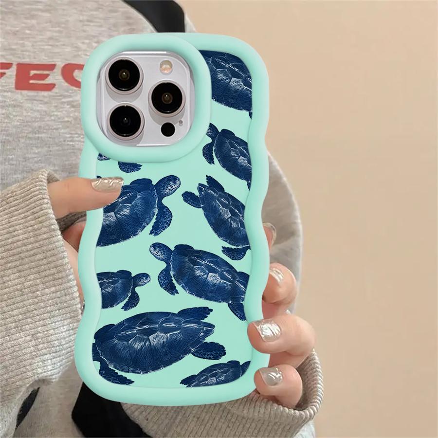 Marine Animals Soft Phone Cover Case for iPhone 13 15 Plus 17 Air 16 Pro Max 14 8 11 XR 12