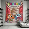 Anime style with dinosaurs Pattern Home Decor Tapestry, Wall Hanging, Decorative RV Wall Cloth.ZGT0914163