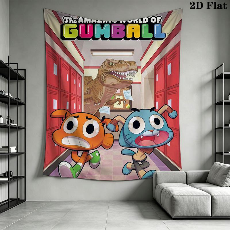 Anime style with dinosaurs Pattern Home Decor Tapestry, Wall Hanging, Decorative RV Wall Cloth.ZGT0914163