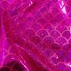 Colorful Laser Fish Scale Pattern Fabric Mermaid Gold Embossing for DIY Toy Decor Stage Performance Costume Fabric