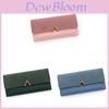 Ladies Wallet Pu Leather Long Card Holder With Multiple Slots For Daily Use