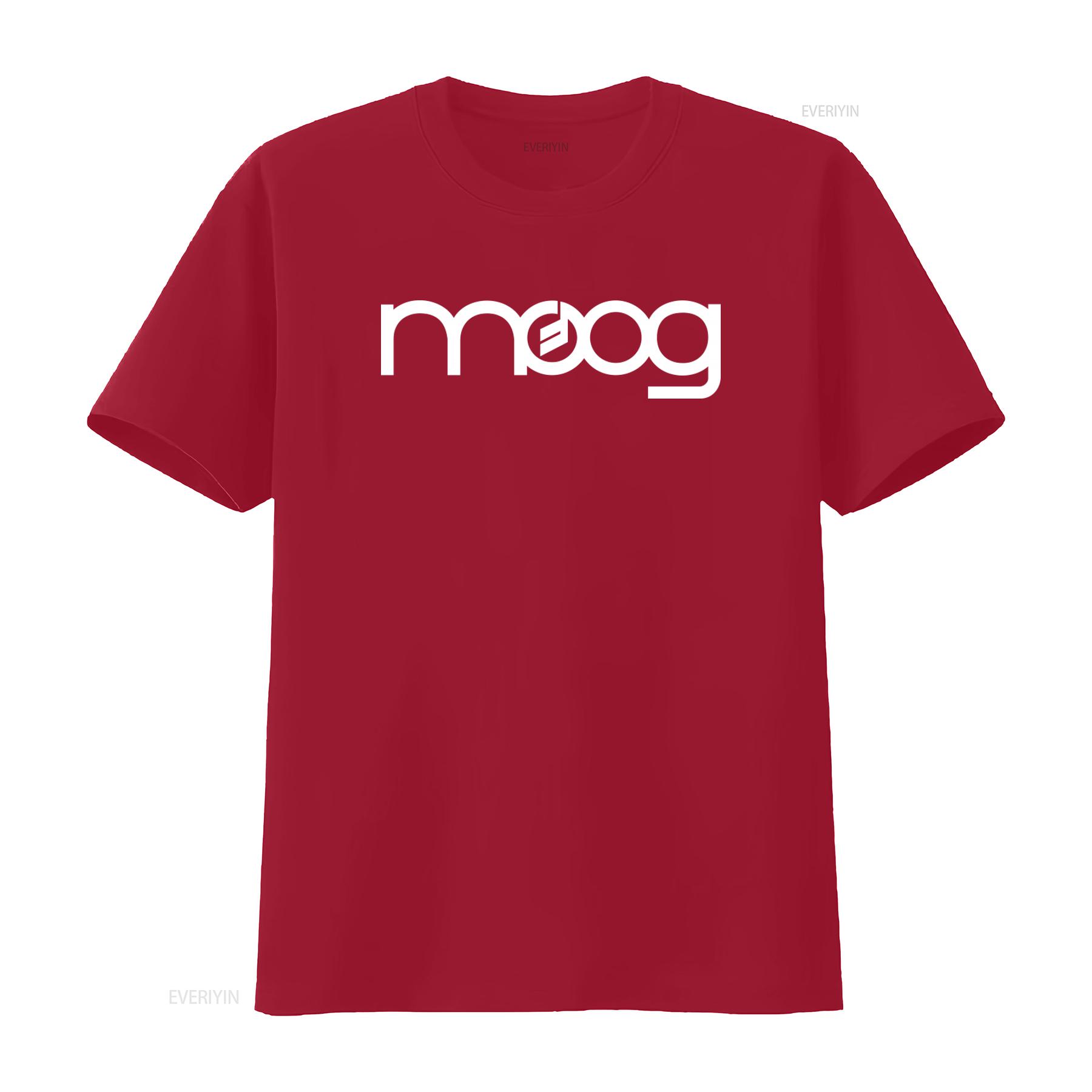 Moog Black T Shirt Logo Synthesizer Synth Edm Dj Music Production vintage Washed Versatile streetwear Stretched Comfortable S