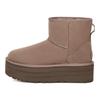 UGG  Classic Mini Platform Boot Smoke Plume Women Sneakers Grey 1134991-SKP