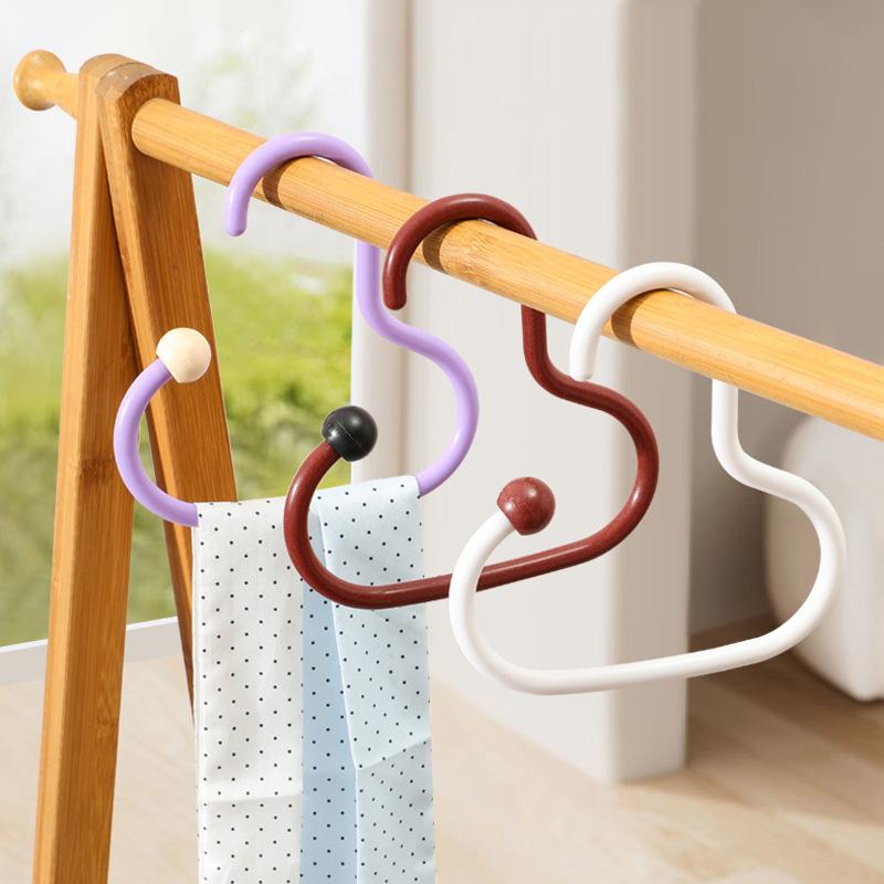 5PCS Hat Storage Rack Hats Display Rack Scarf Towel Tie Bags Storage Holder Multi-Function Hooks for Bedroom Closet Saving Space