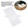 1set Portable Size Acrylic Book Stand Clear Acrylic Material Desktop Reading Rack  Office Display