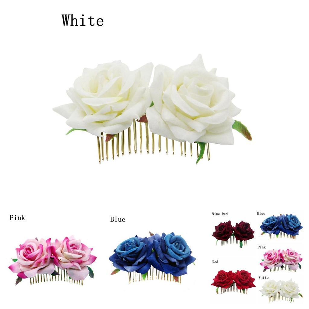 Elegant Platinum Jubilee White Flower Hair Accessory