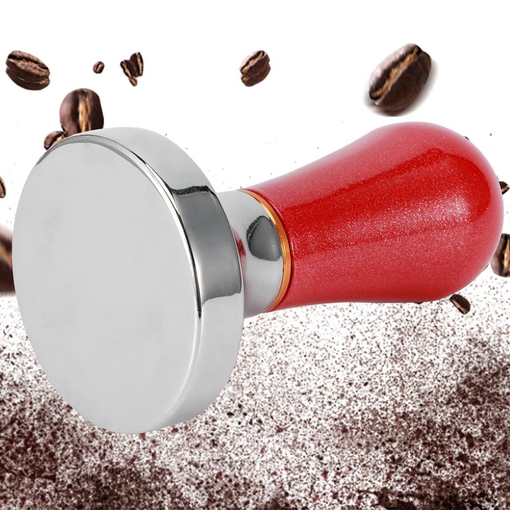 Aluminium Alloy Household Coffee Tamper Powder Pressed Hammer Coffee Machine AccessoryRed