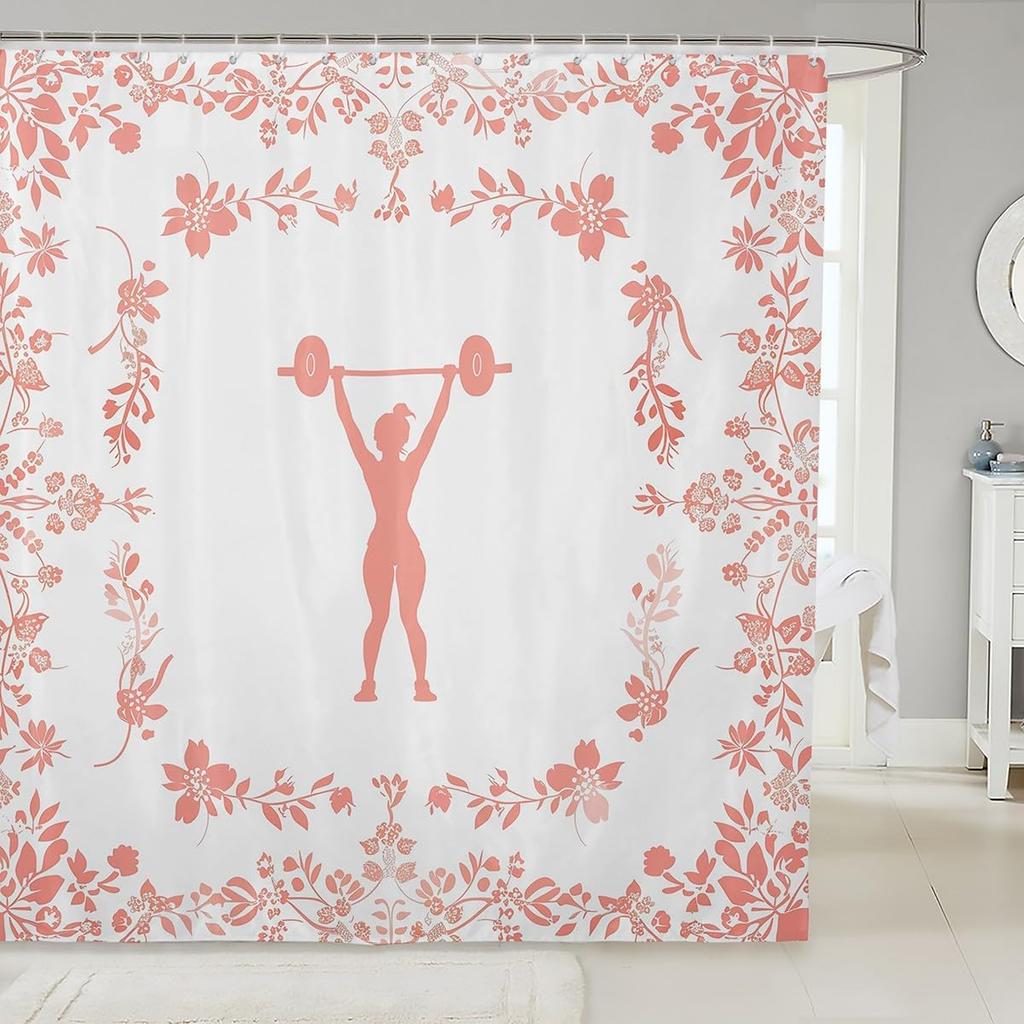 Cat Shower Curtain Japanese Style Bathroom Shower Curtain Sets for Kids Boys Girls Teens,Ocean Wave Fabric Shower Curtain