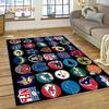 American Football N-NFL Zeichen Rugby Gamer Teppich für Wohnzimmer Schlafzimmer Dekoration, Bodenteppich rutschfeste Dekoration für Sofa Fußmatte