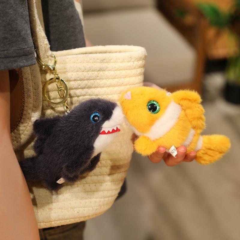 Simulation Sea Turtle Crab Shark Whale Octopus Clown Fish Plush Toy Cartoon Sea Ocean Animal Stuffed Doll Gift Home Decoration