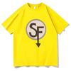 Summer Sally Face Girl Print T-shirt Women Kawaii Tee Shirt Harajuku T Shirt Cotton Tops Goth Graphic T shirts