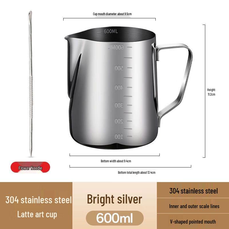 Verdickter Edelstahl Ausgießer Milchkännchen