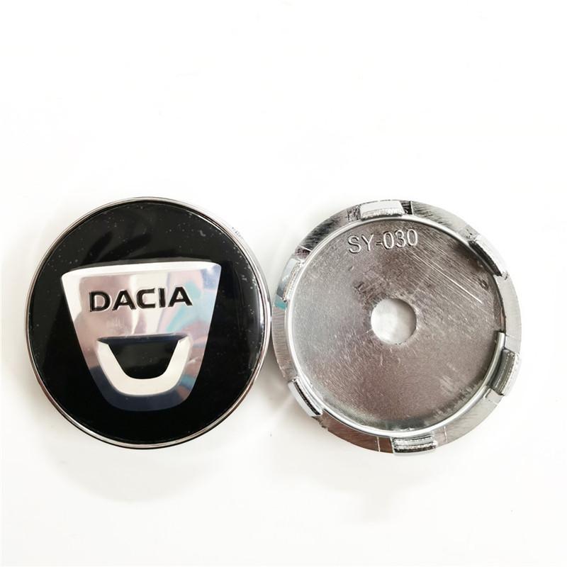 4pc 56mm 3D Car Badge Wheel Center Cover Hub Cap Stickers For Dacia Duster Logan Sandero Jogger Spring Stepway Dokker Lodgy MCV