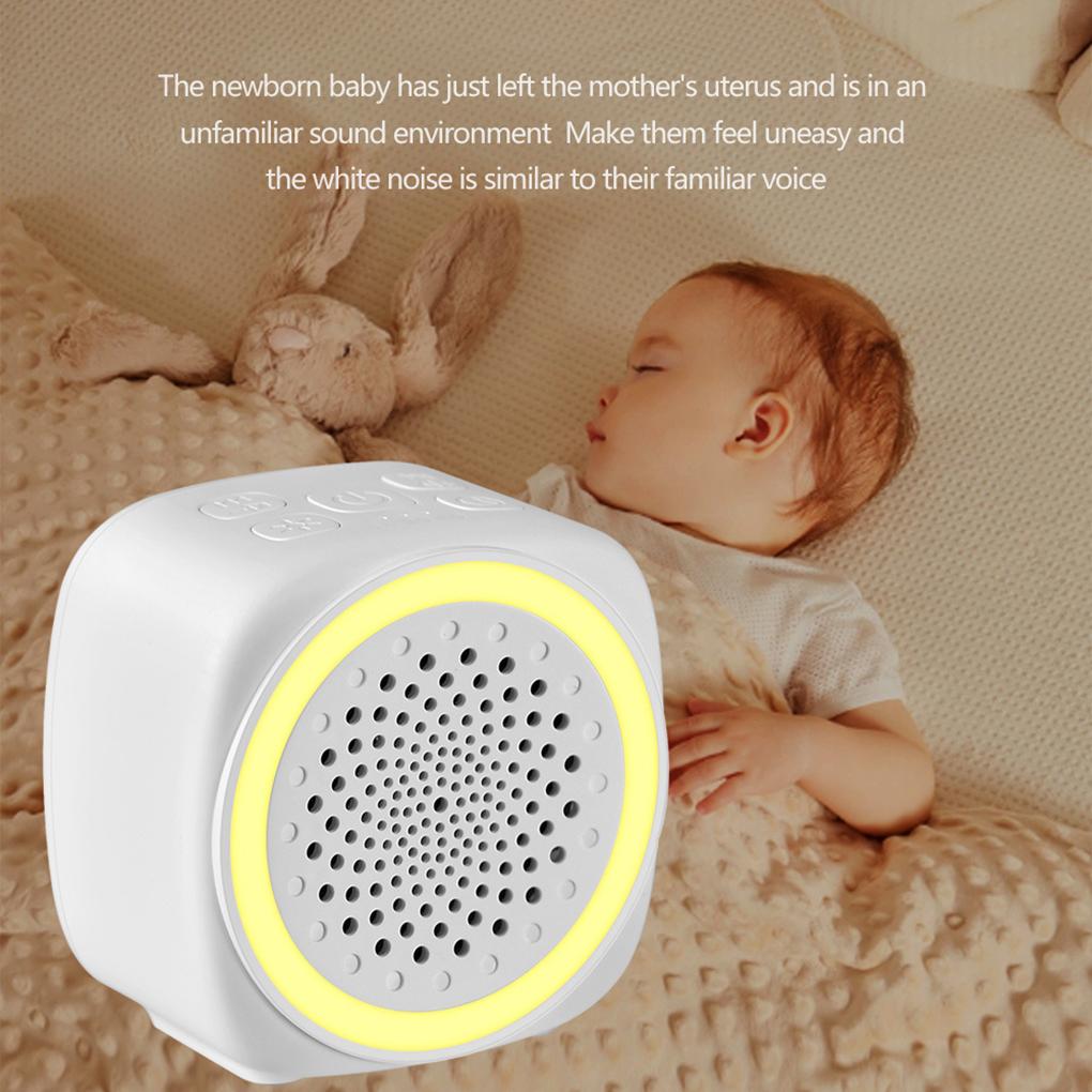 Colorful White Noise Sleep Formonitor Compact Portable Harmonious Sound White Noise Sound Machine