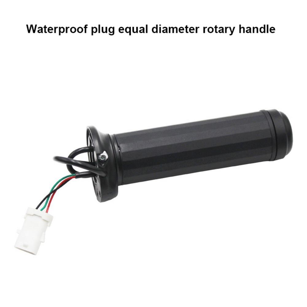 Waterproof Electric Bike Throttle Handlebar Black Electric Scooter Throttle Handle