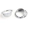 1Pair Car Front Fog Light Lamp Chrome Plating Ring Cover For Mini Cooper R55 R56 R57 Front Bumper Light Cover Trim