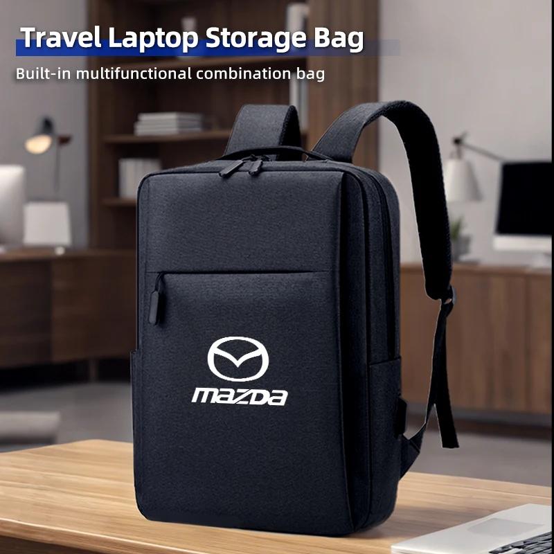 2025 Hot Business Shoulder Work Bag USB Chargring Travel Computer Backpack For Mazda CX5 6 3 CX7 323 Axela Atenza Demio CX30 CX3