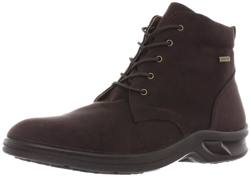 Asahi Top Dry Men's Waterproof Gore-Tex Short Boots (TDY-3836), Dark Brown, Size 27cm, 4E