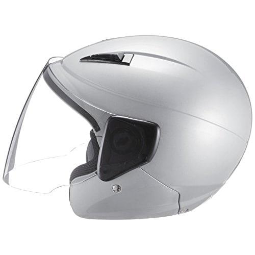 MARUSHIN Motorcycle Helmet Semi-Jet M-520XL Silver XL Size (61~62CM)